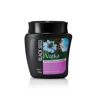 Maska na vlasy z černého kmínu s multivitaminy Vatika Naturals 500ml
