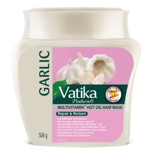 Maska na vlasy s česnekem a multivitaminy Vatika Naturals 500g