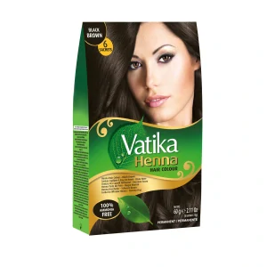 Barva na vlasy Černohnědá Vatika Henna 60g