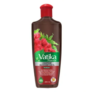 Multivitaminový ricinový vlasový olej Vatika Naturals 200ml