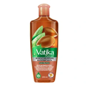 Marocký arganový multivitaminový vlasový olej Vatika Naturals 200ml