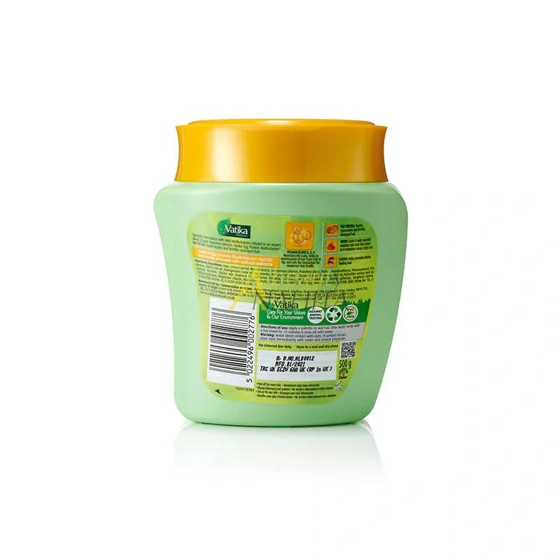Maska na vlasy s vaječným proteinem a multivitaminy Vatika Naturals 500g